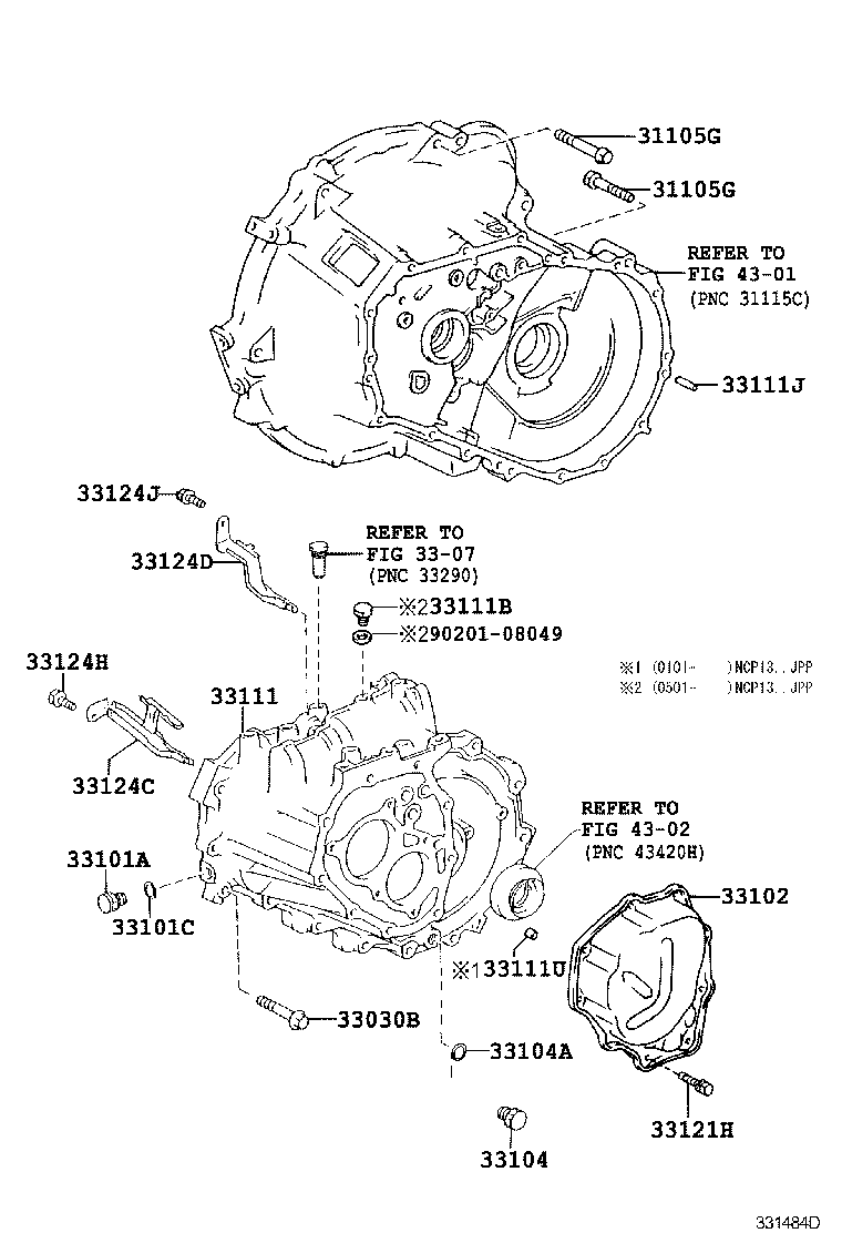 Carcasa de embrague + caja de transmisión