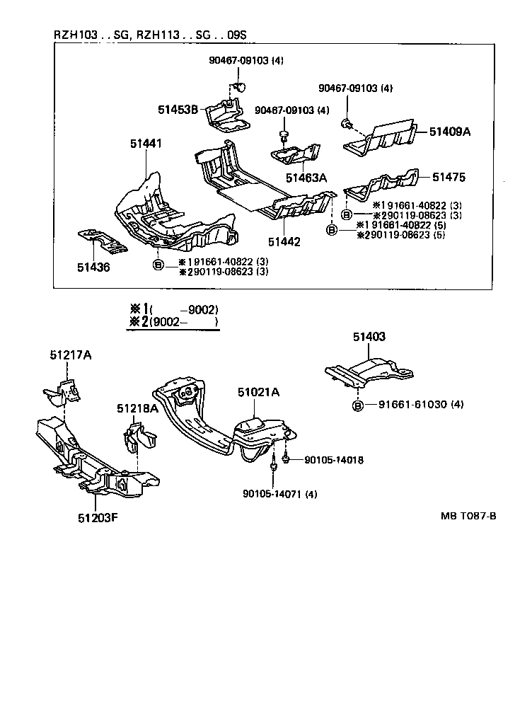 Suspension Crossmember & Under Cover