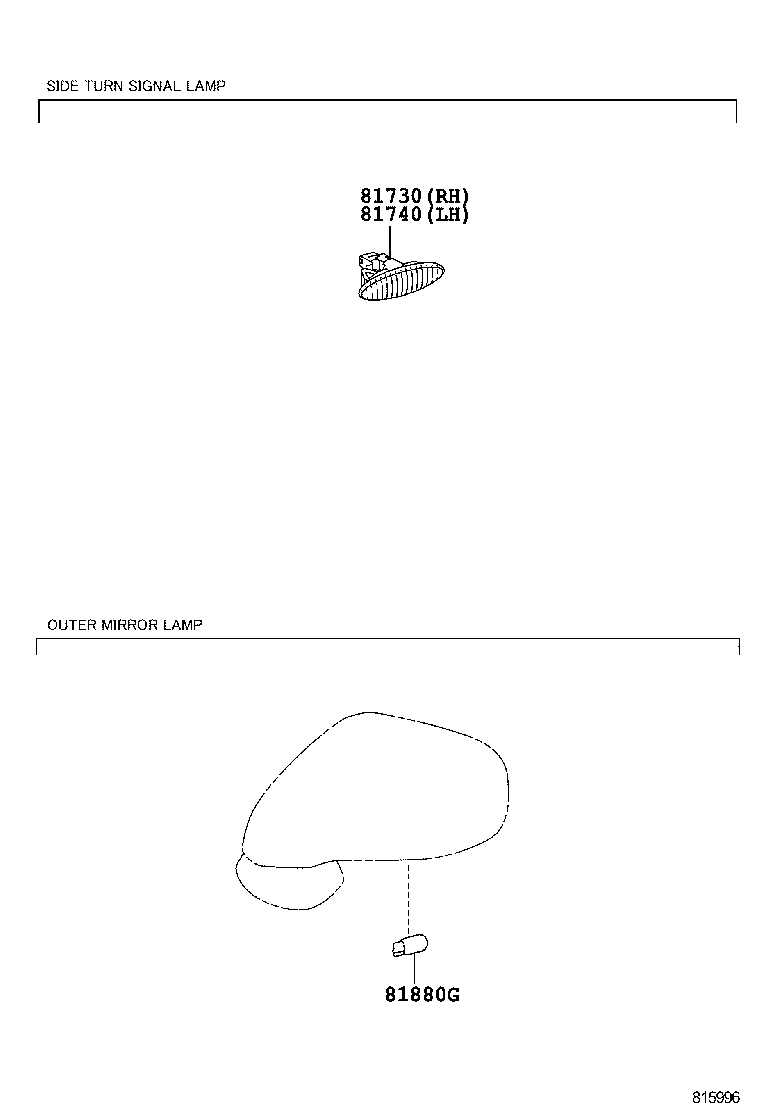 Turn Signal Lamp & Outer Mirror Lamp