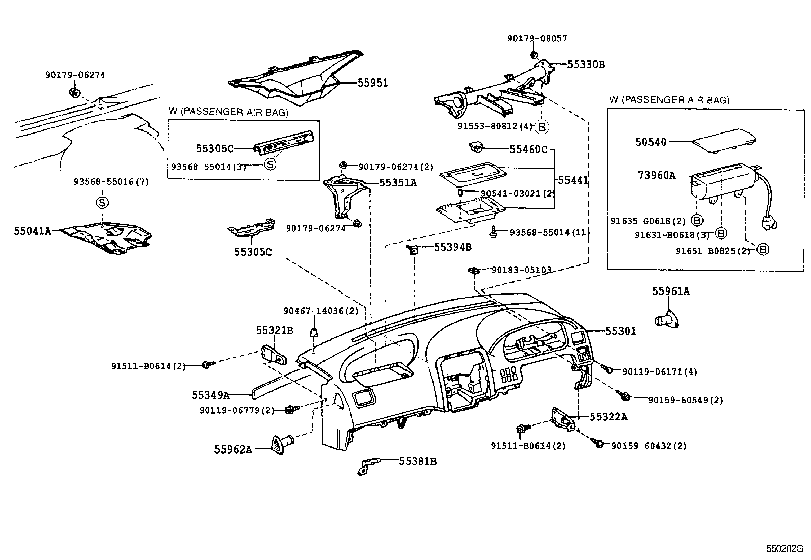 Instrument Panel Glove Compartment