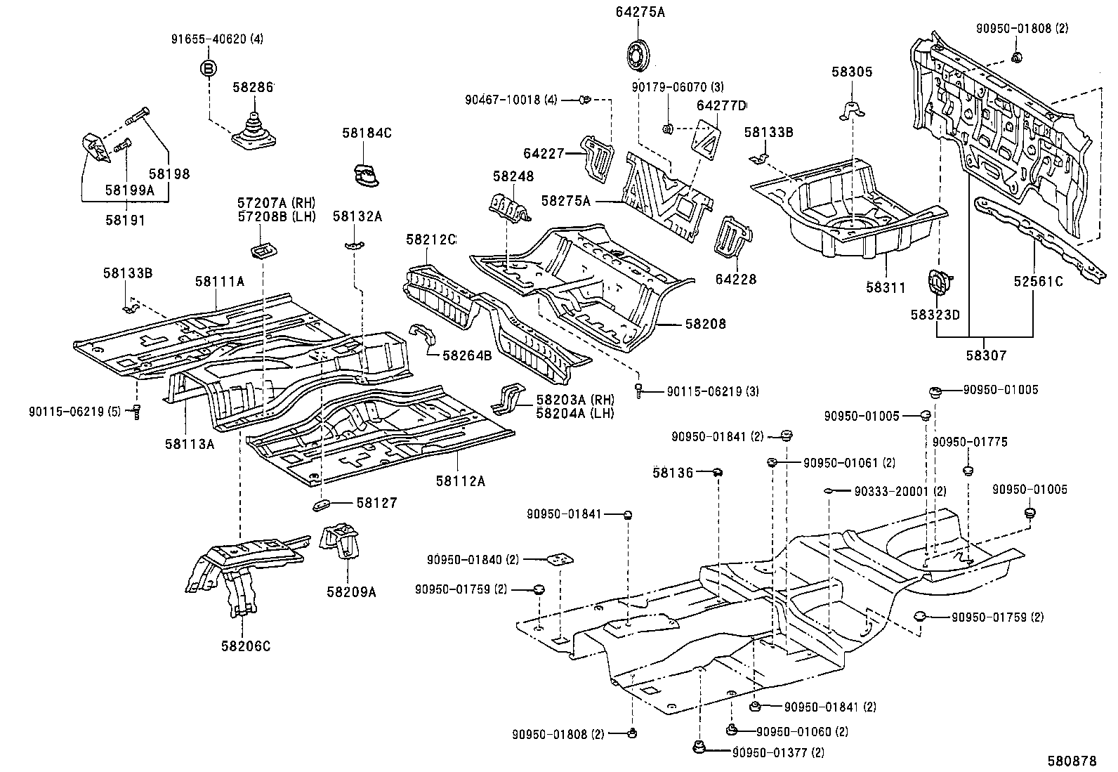 Floor Pan & Lower Back Panel