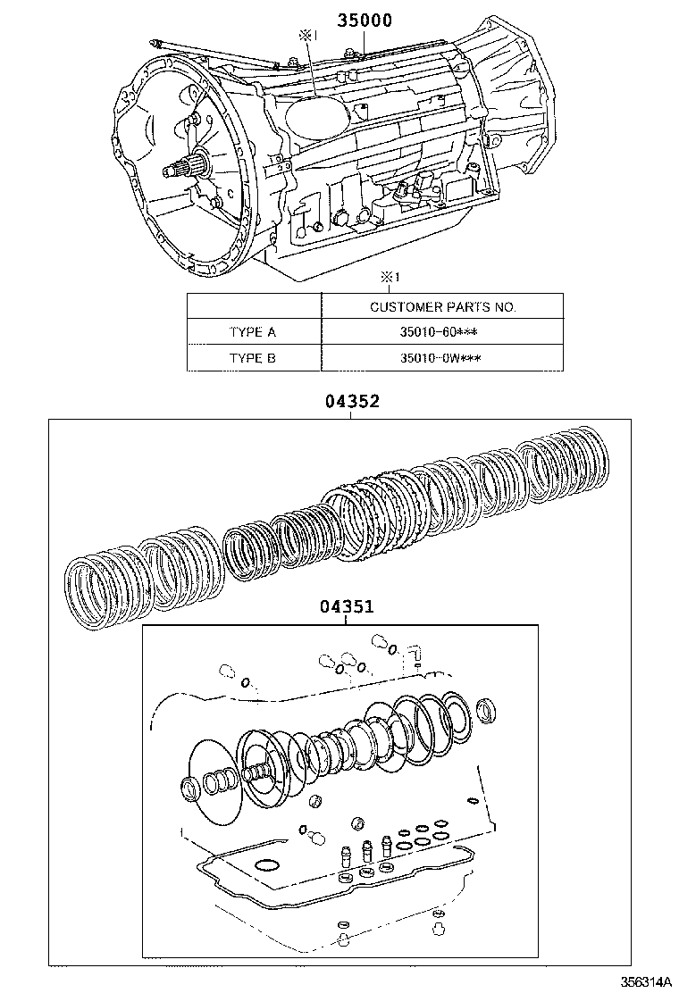 Transaxle Or Transmission Assy & Gasket Kit