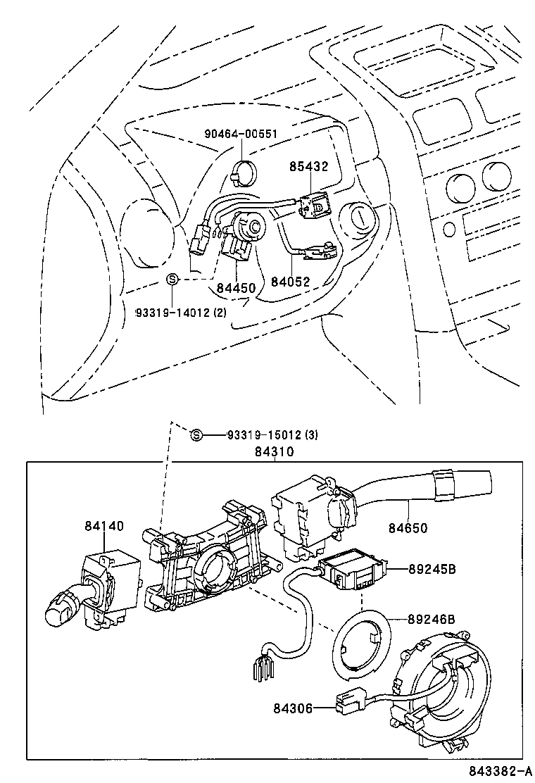 Interruptor y relé y computadora