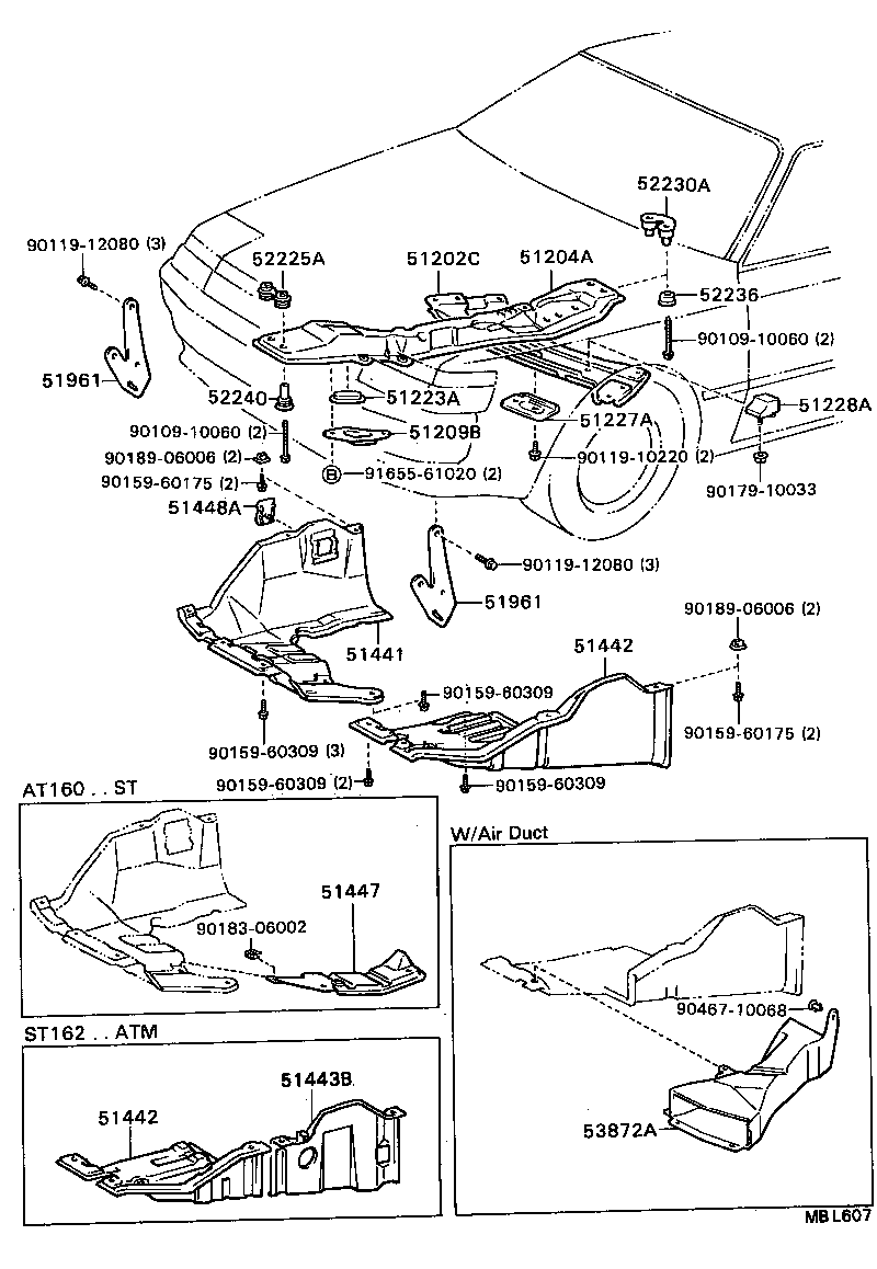 Suspension Crossmember & Under Cover