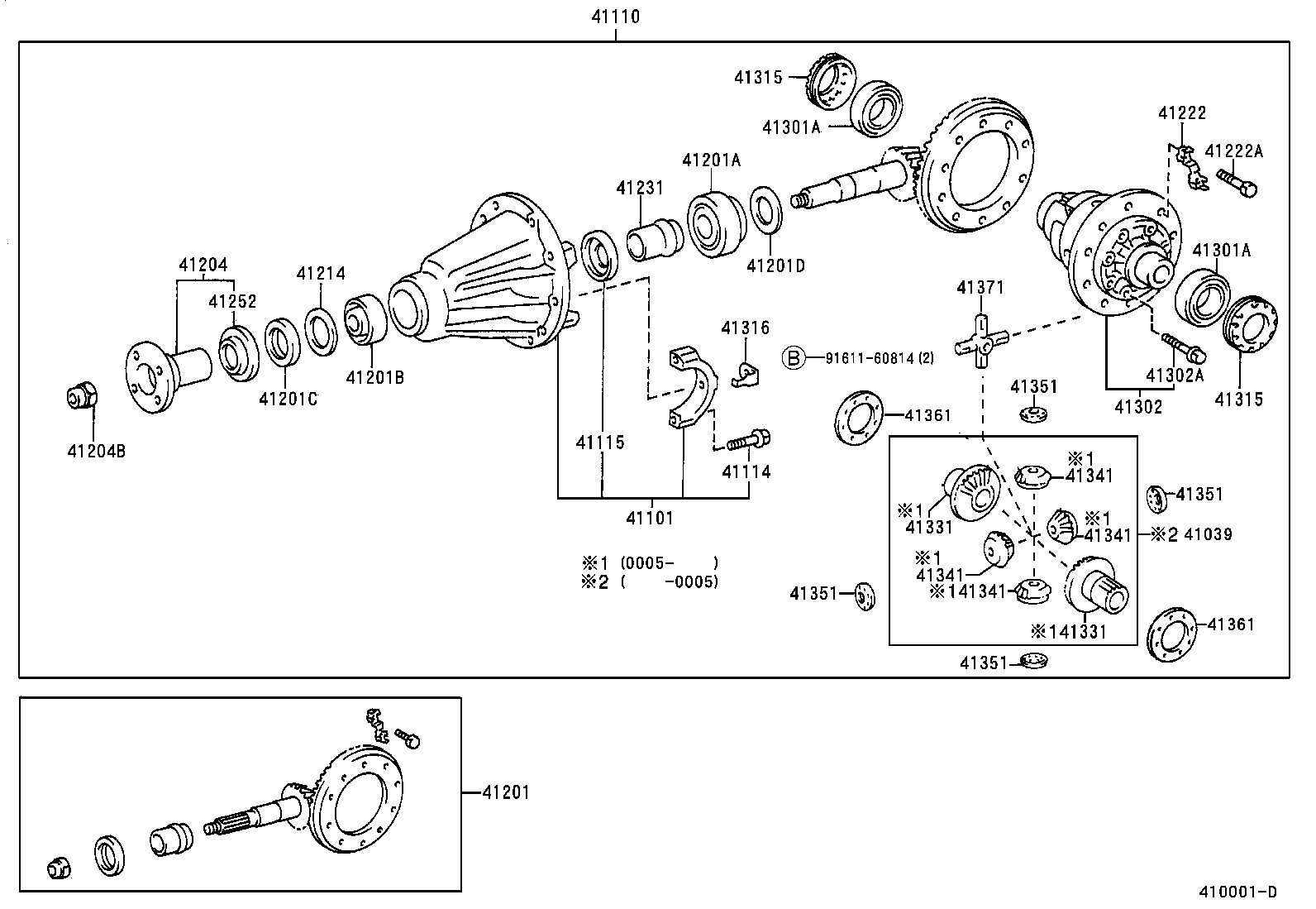 Rear Axle Housing Differential