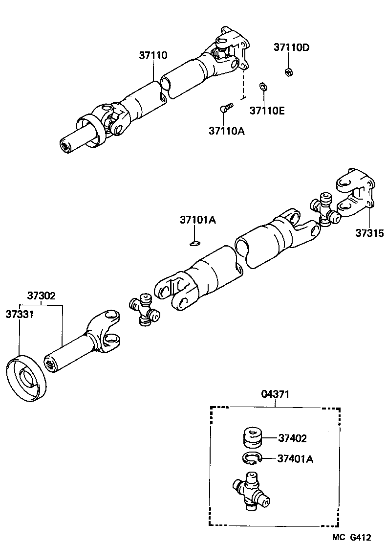 Propeller Shaft & Universal Joint