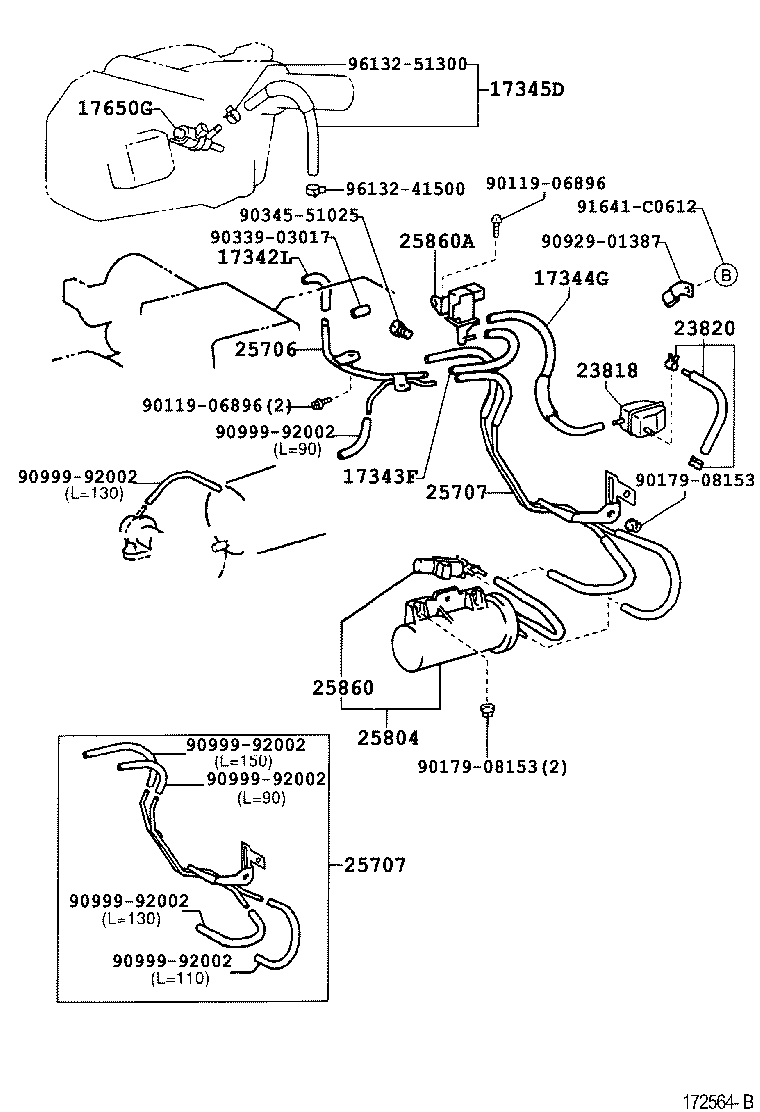 Tubería de vacío