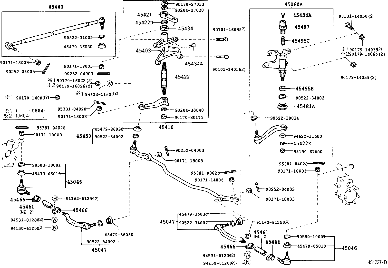 Enlace del mecanismo de dirección