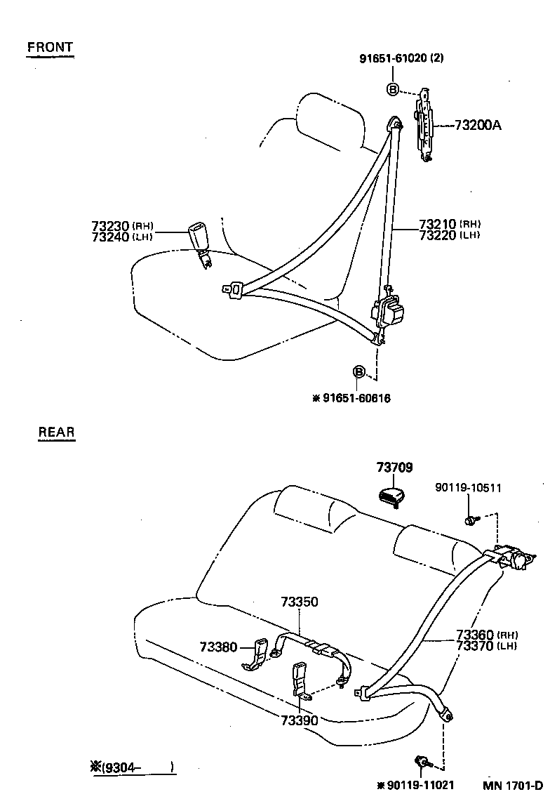 Seat Belt, Child Restraint Seat