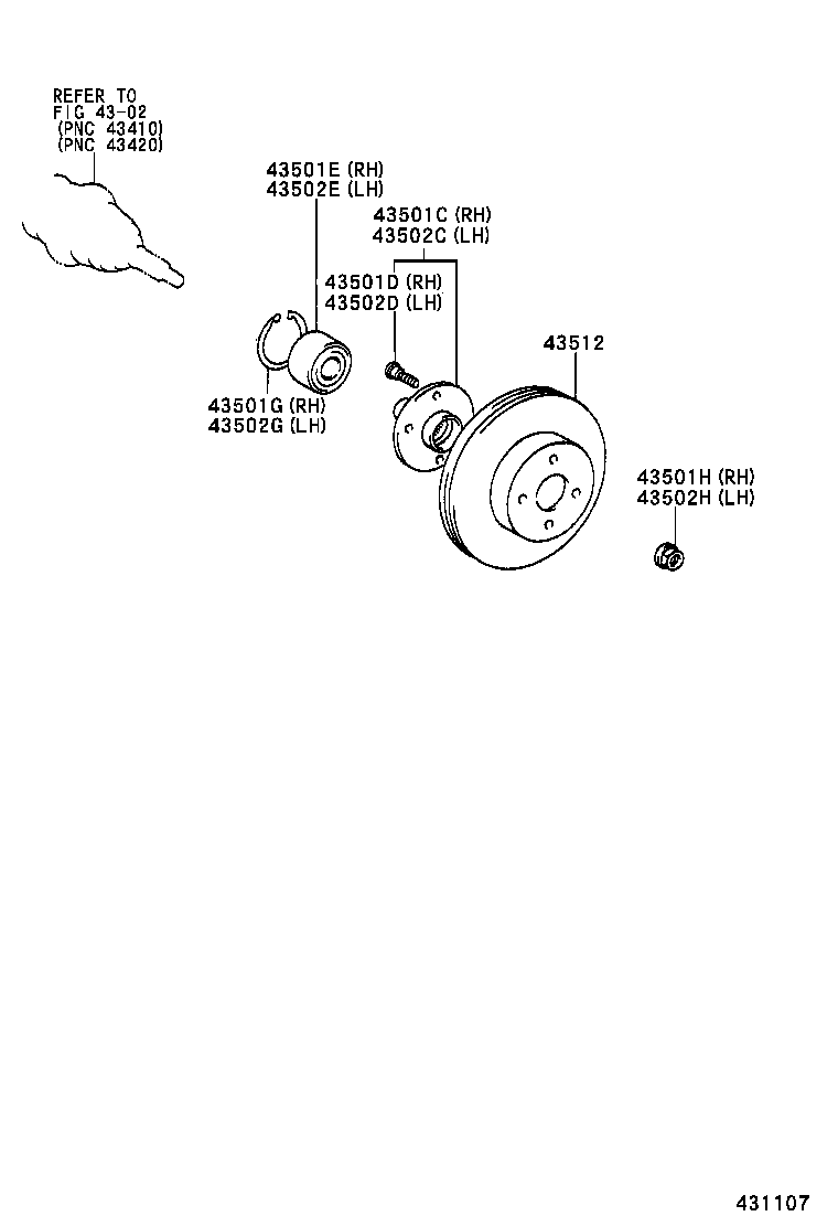 Front Axle Hub