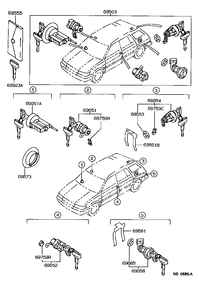 Lock Cylinder Set