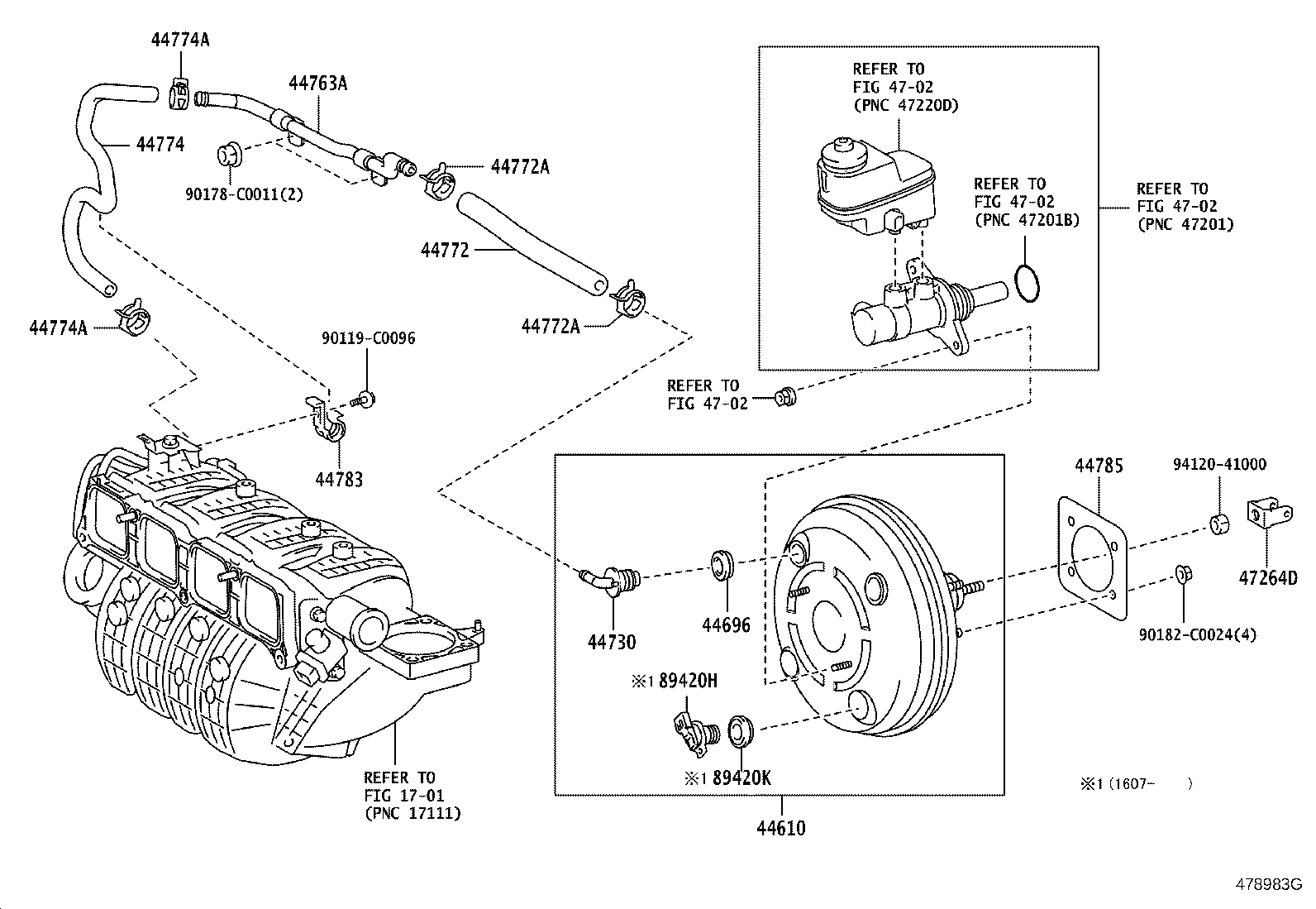 Brake Booster & Vacuum Tube