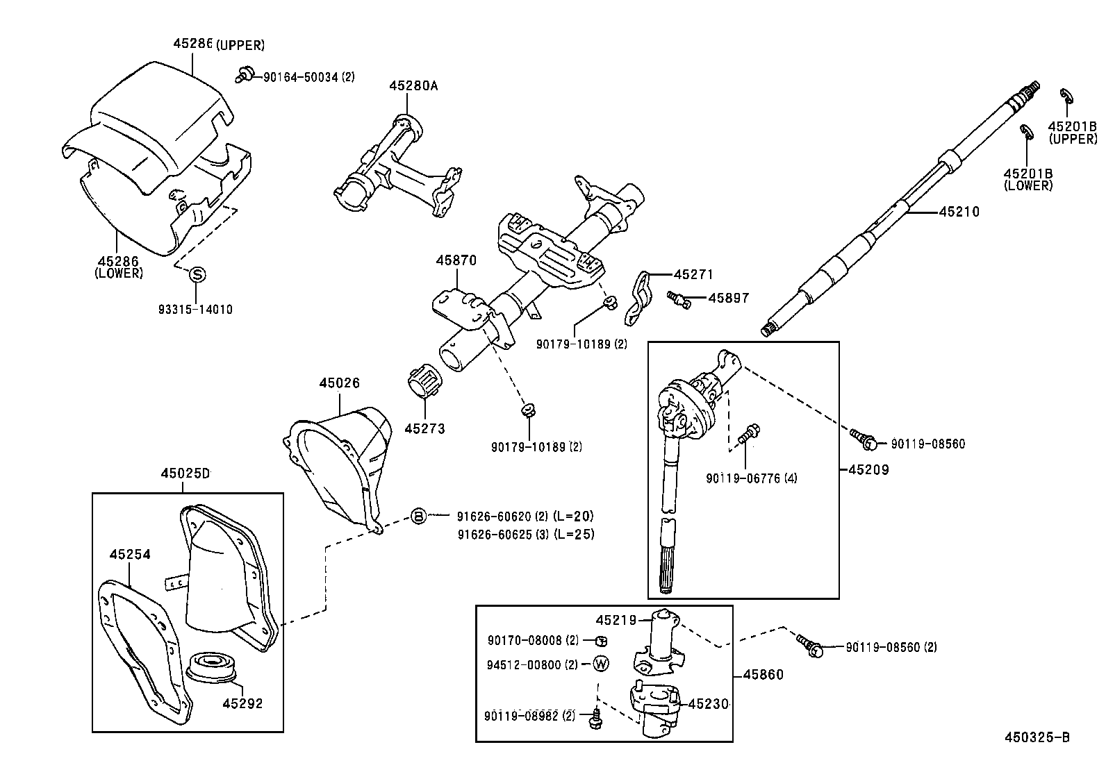 Steering Column & Shaft