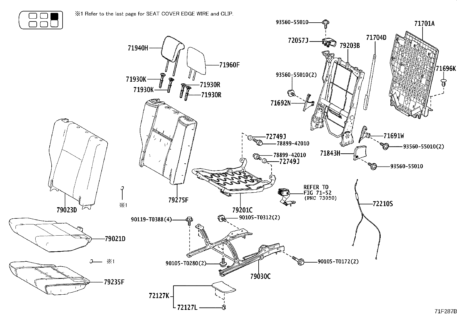Rear Seat & Seat Track