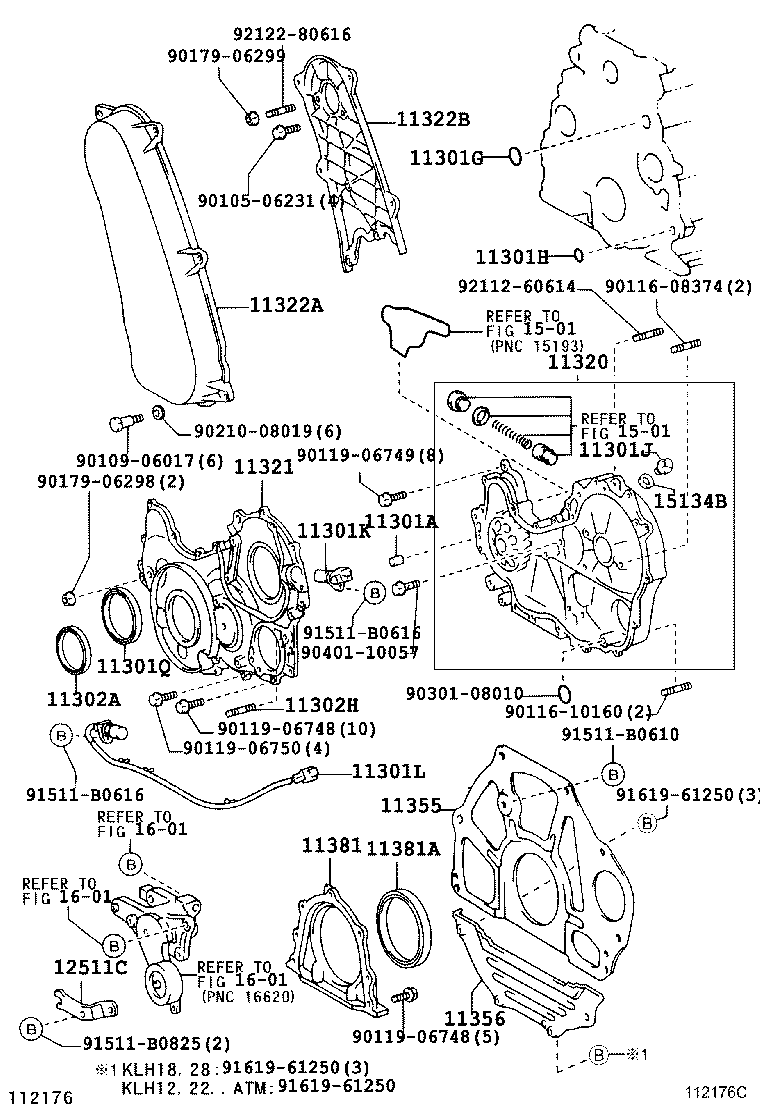 Timing Gear Cover & Rear End Plate