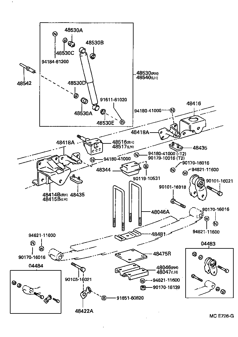 Rear Spring & Shock Absorber