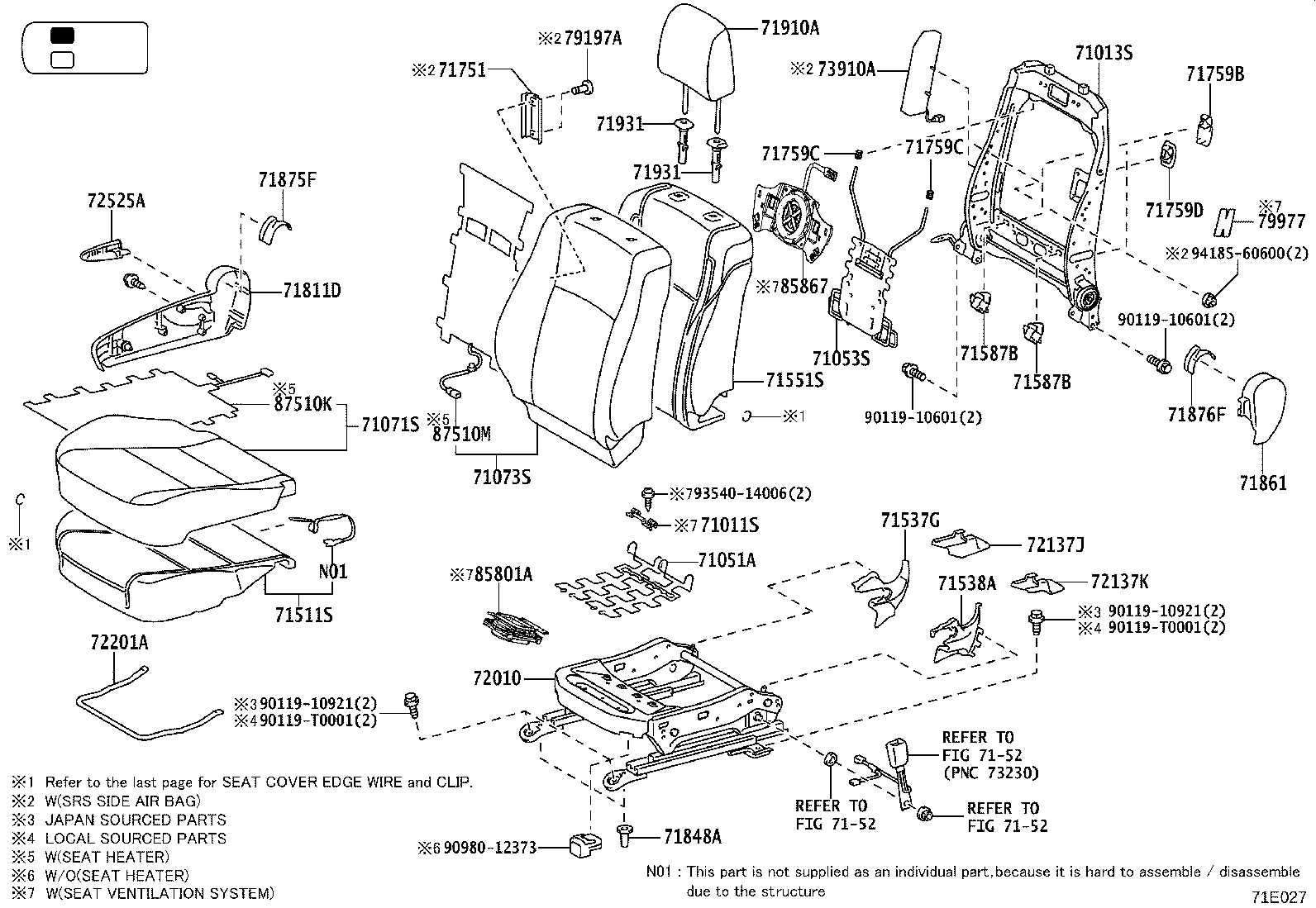 Seat & Seat Track