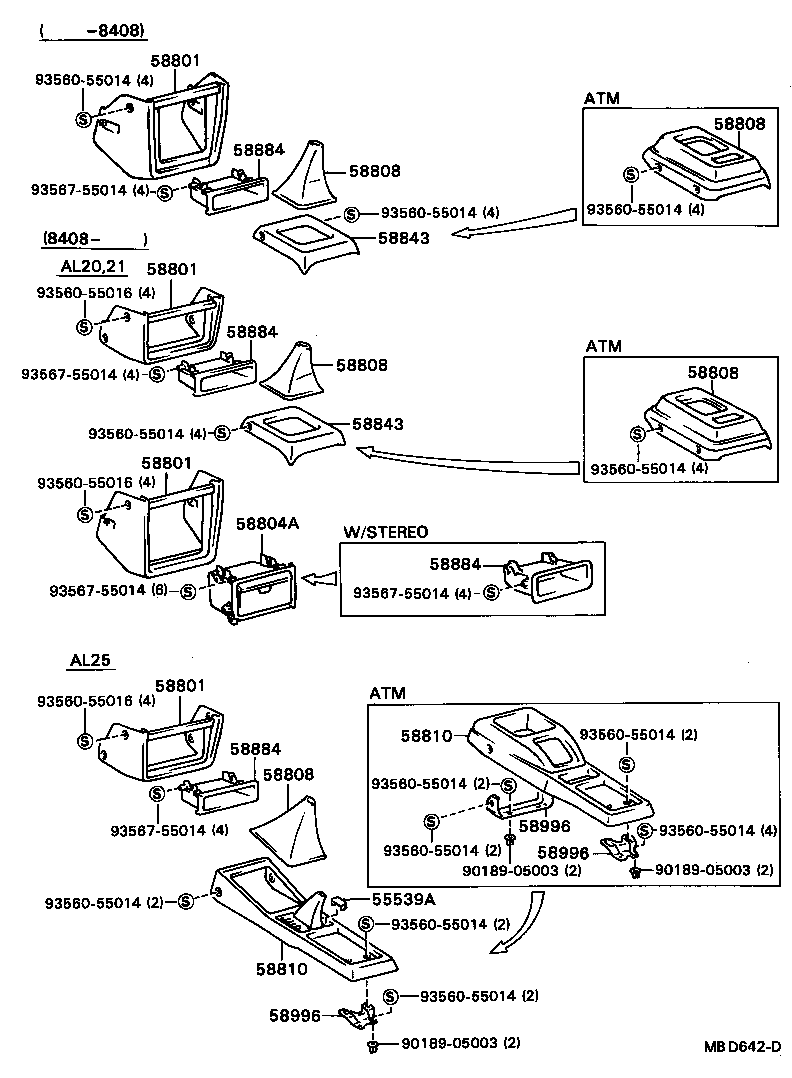 Console Box & Bracket