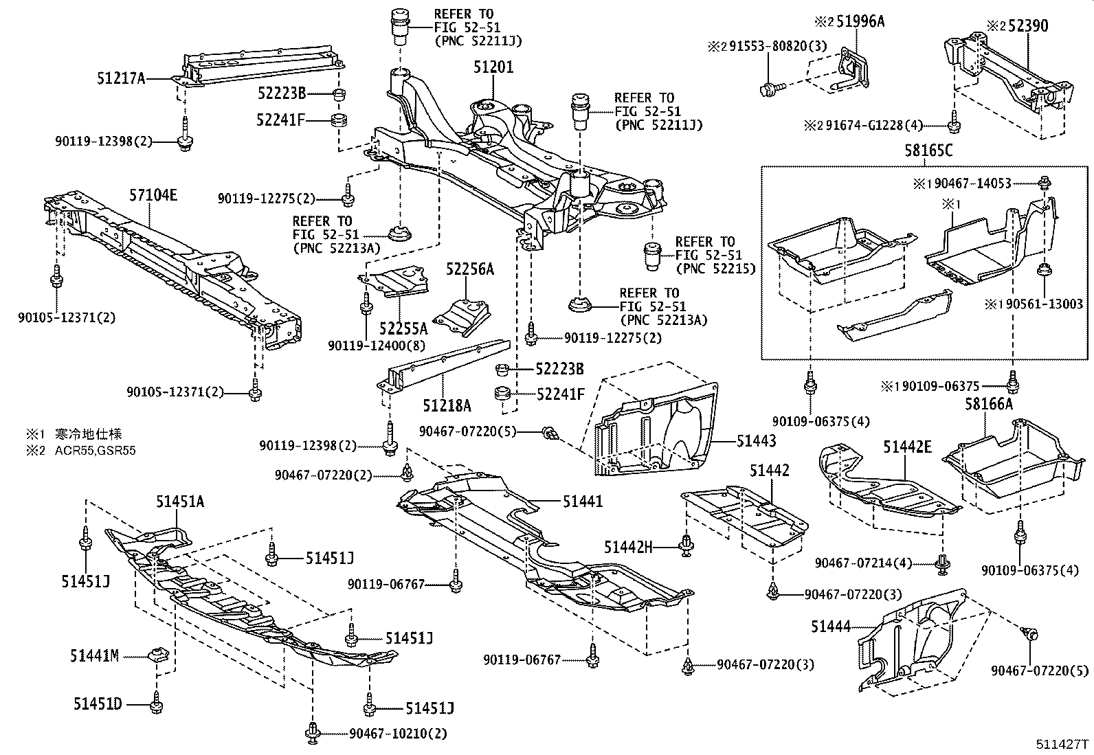 Suspension Crossmember & Under Cover