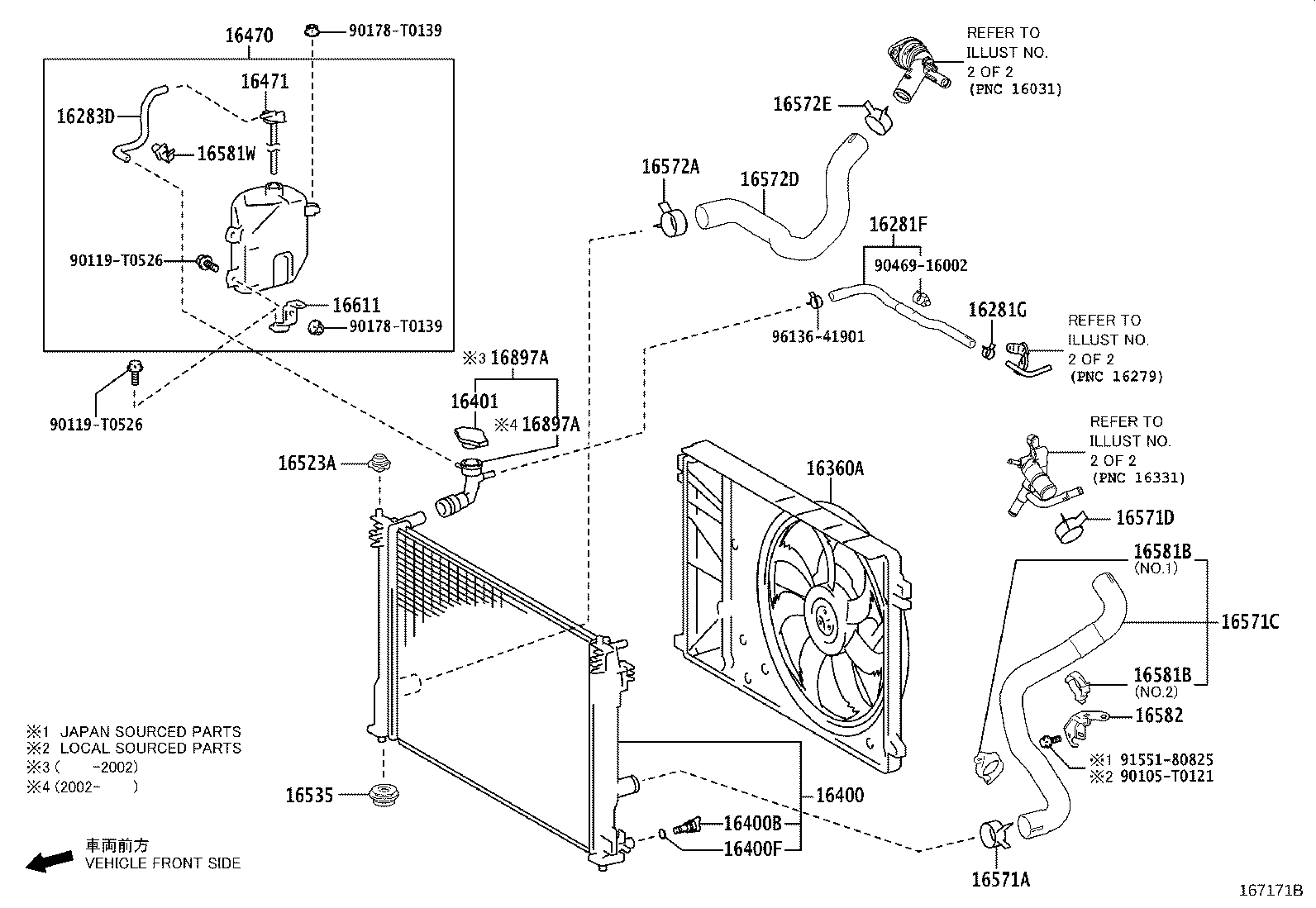 Radiator Water Outlet