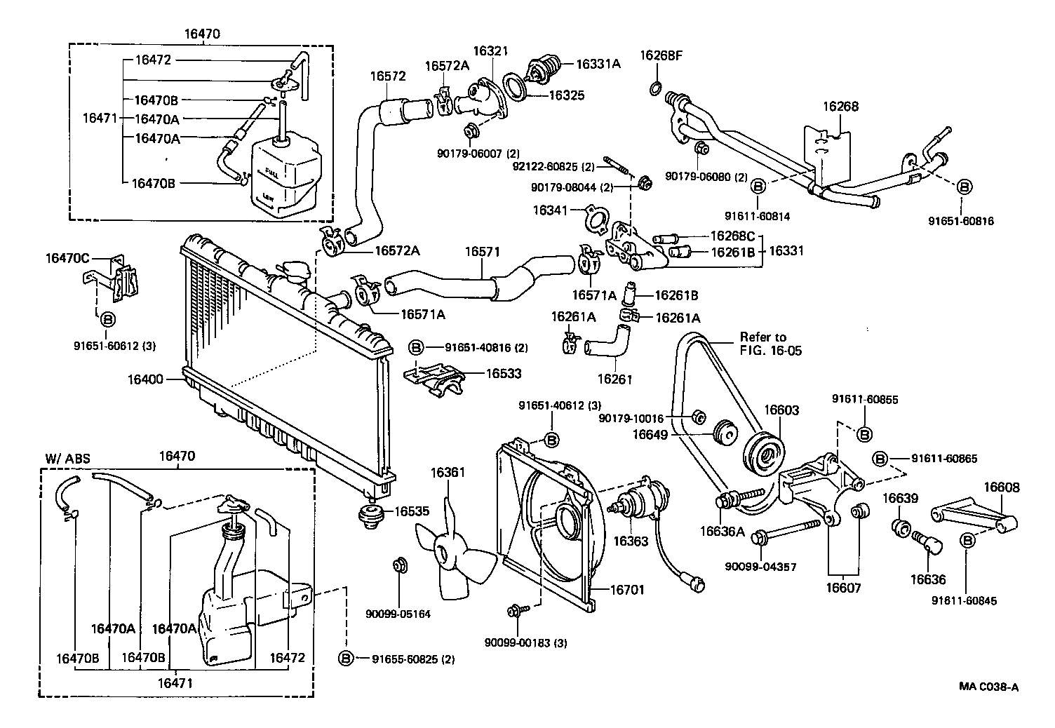 Radiator Water Outlet