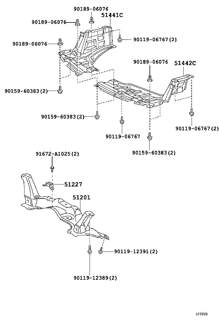 Suspension Crossmember & Under Cover