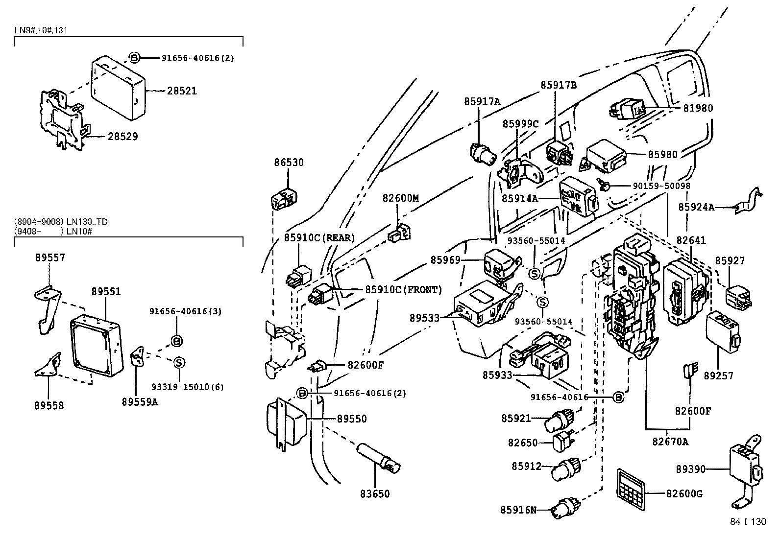 Interruptor y relé y computadora