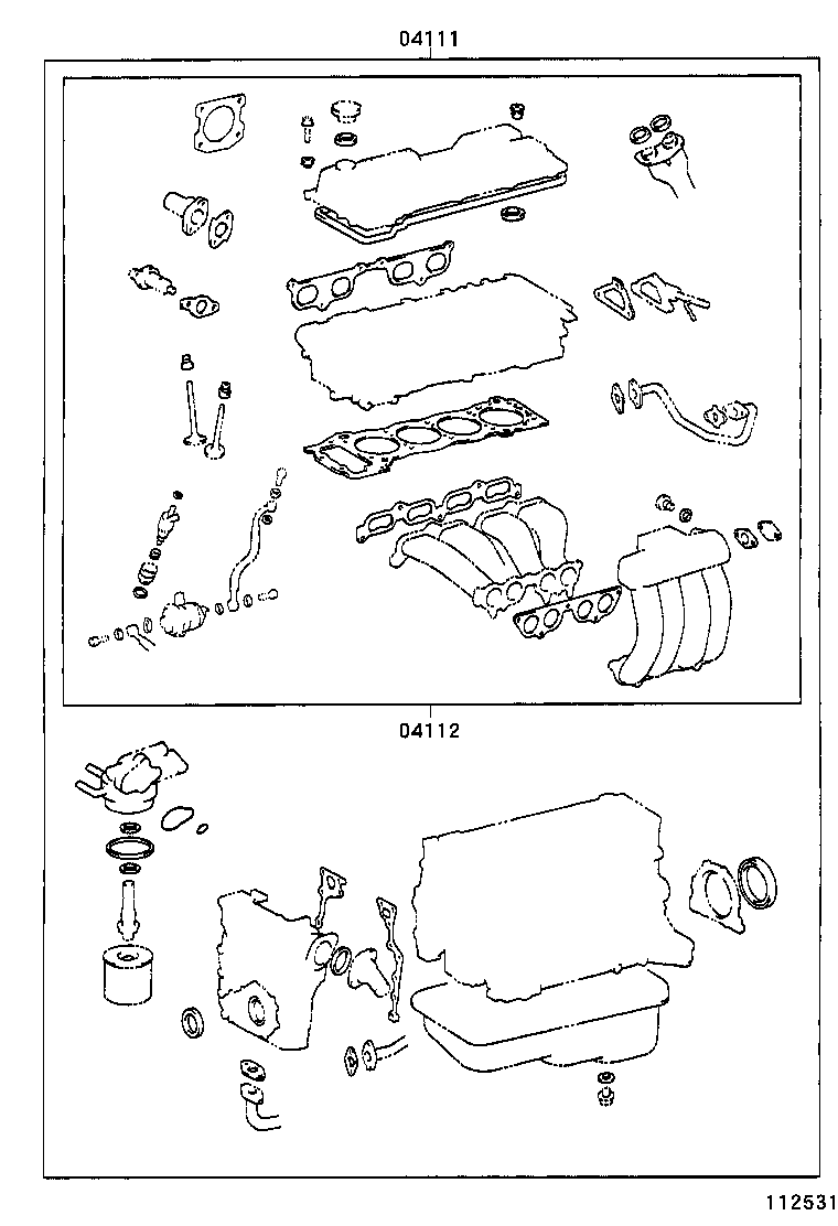 Engine Overhaul Gasket Kit