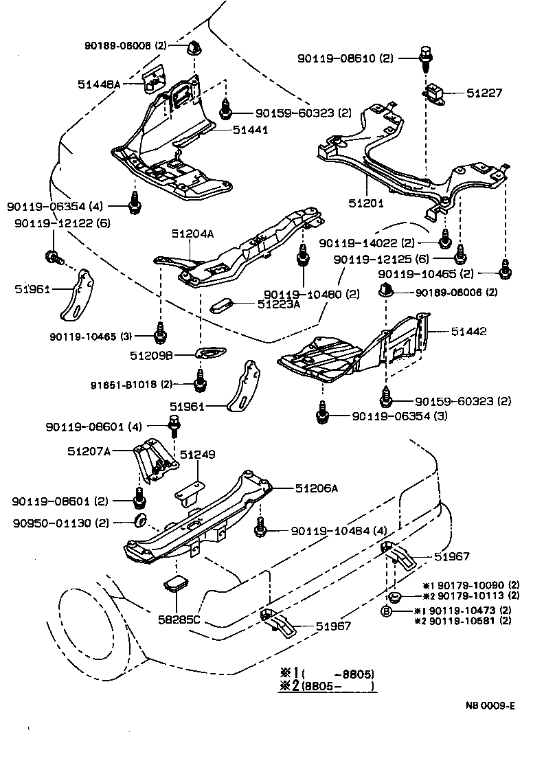 Suspension Crossmember & Under Cover