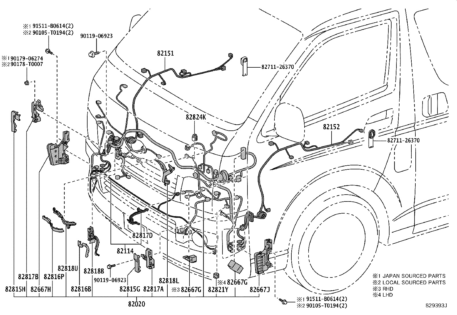 Wiring & Clamp