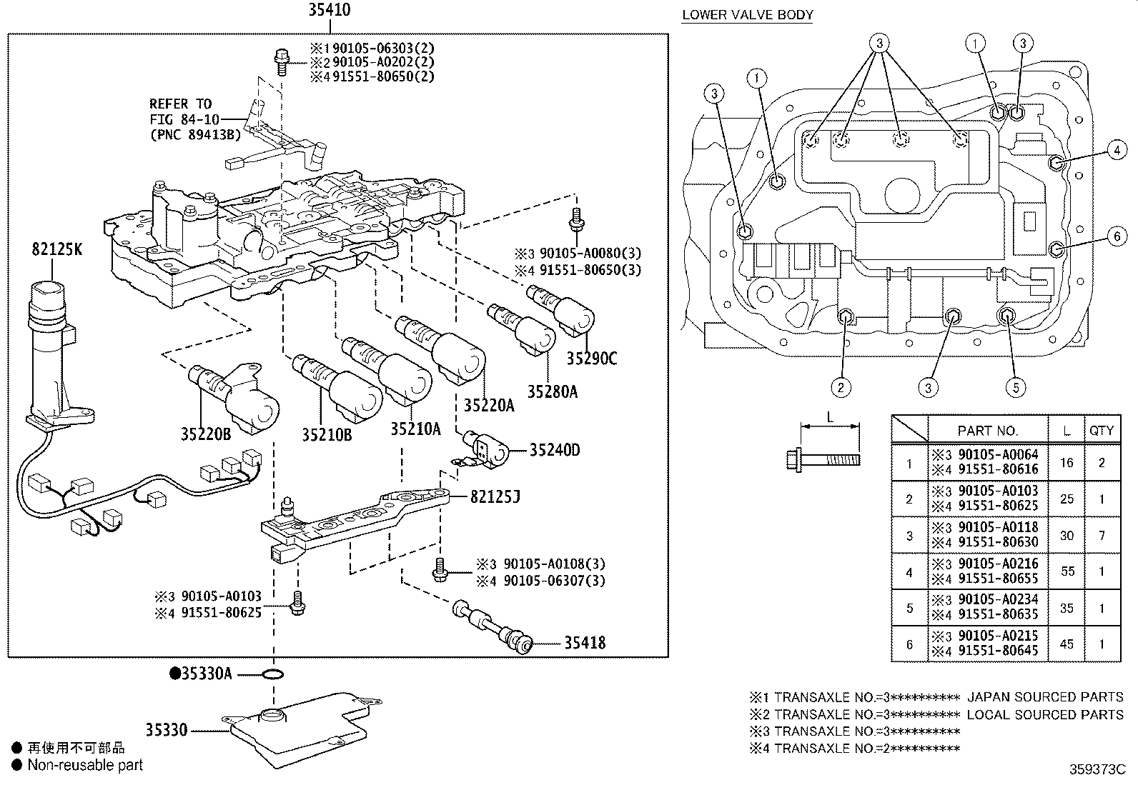 Valve Body Oil Strainer