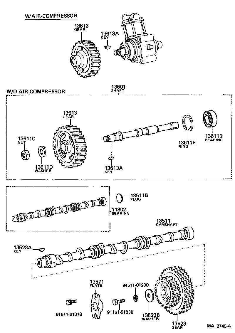 Camshaft & Valve