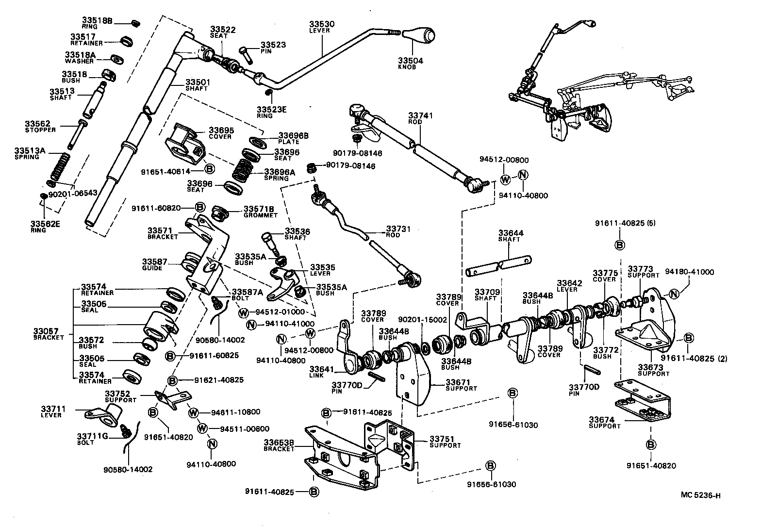 Control Shaft & Crossshaft