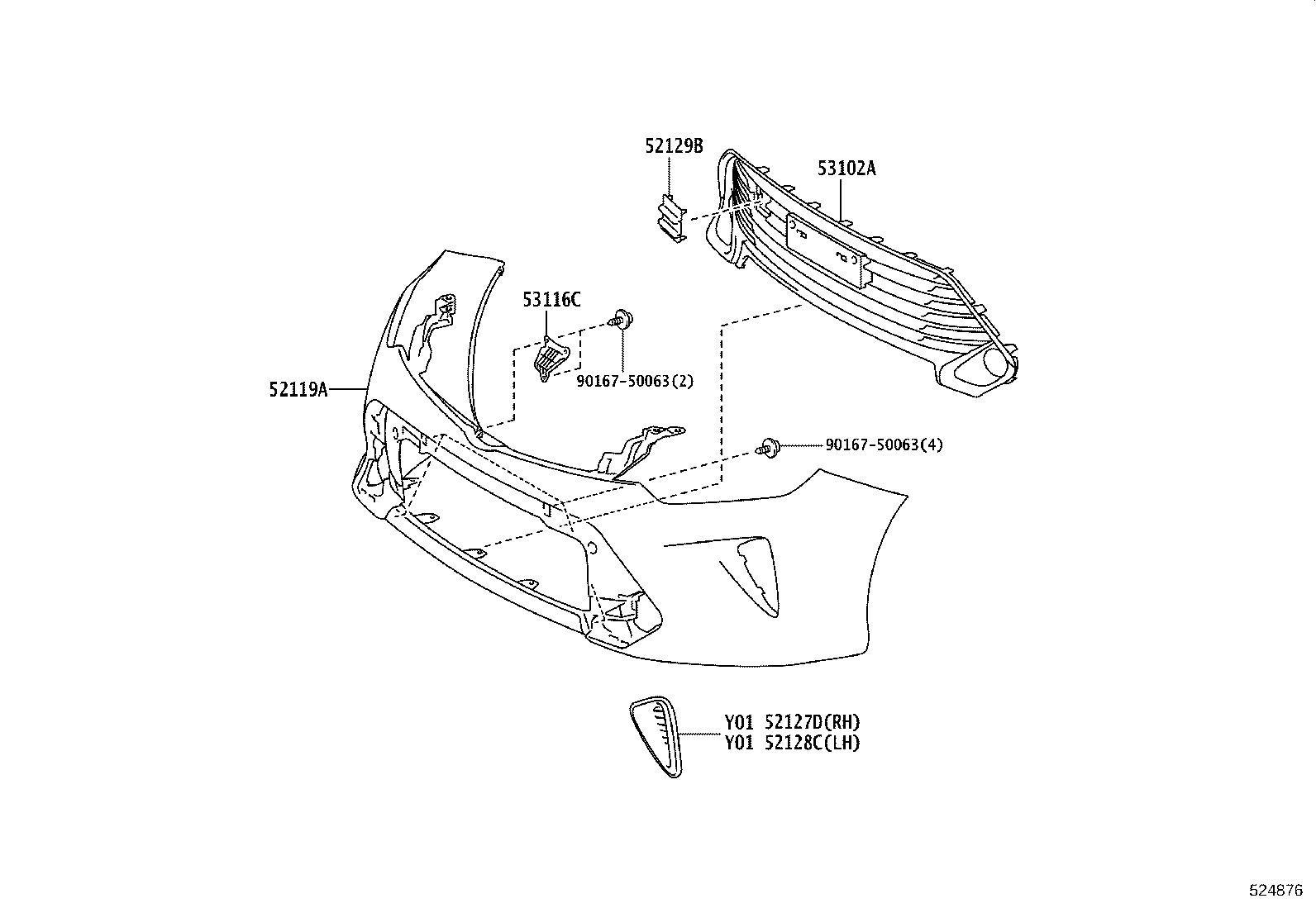 Front Bumper Bumper Stay