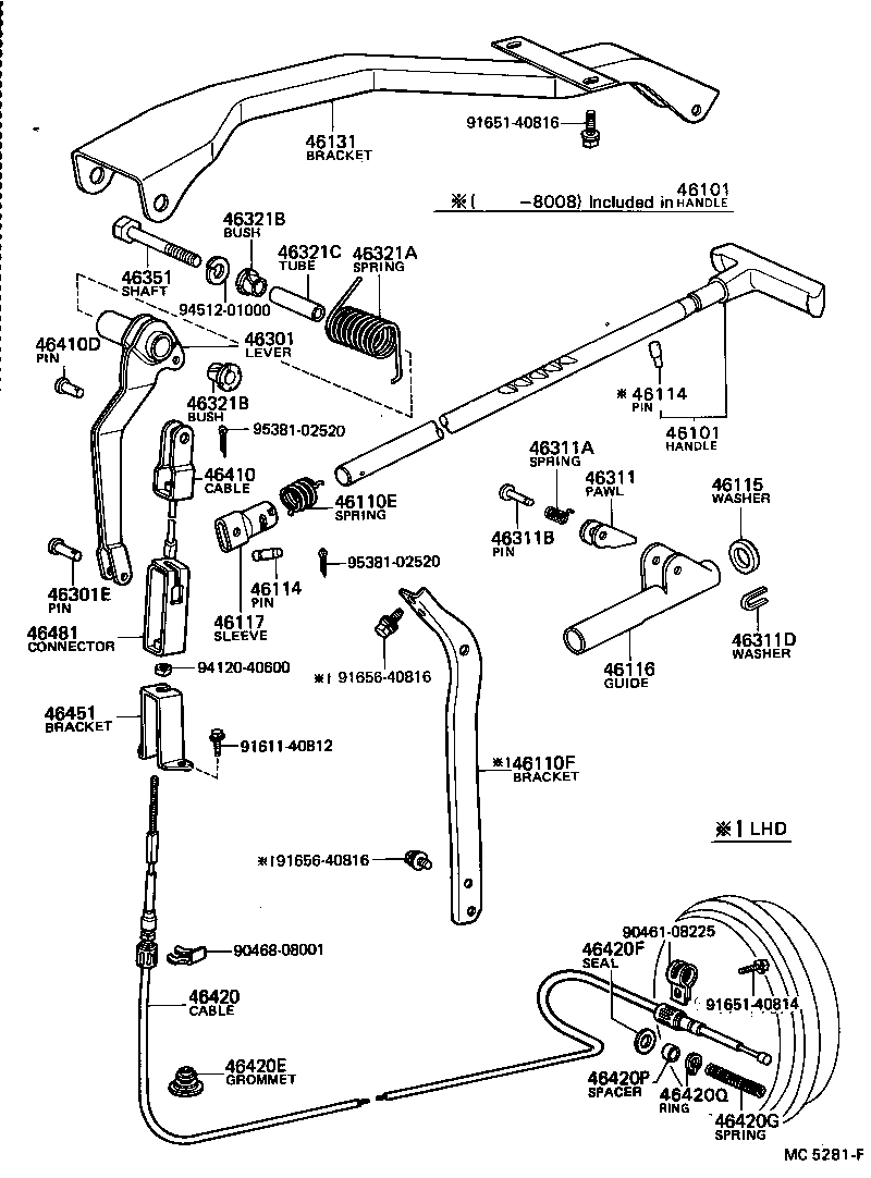 Parking Brake & Cable