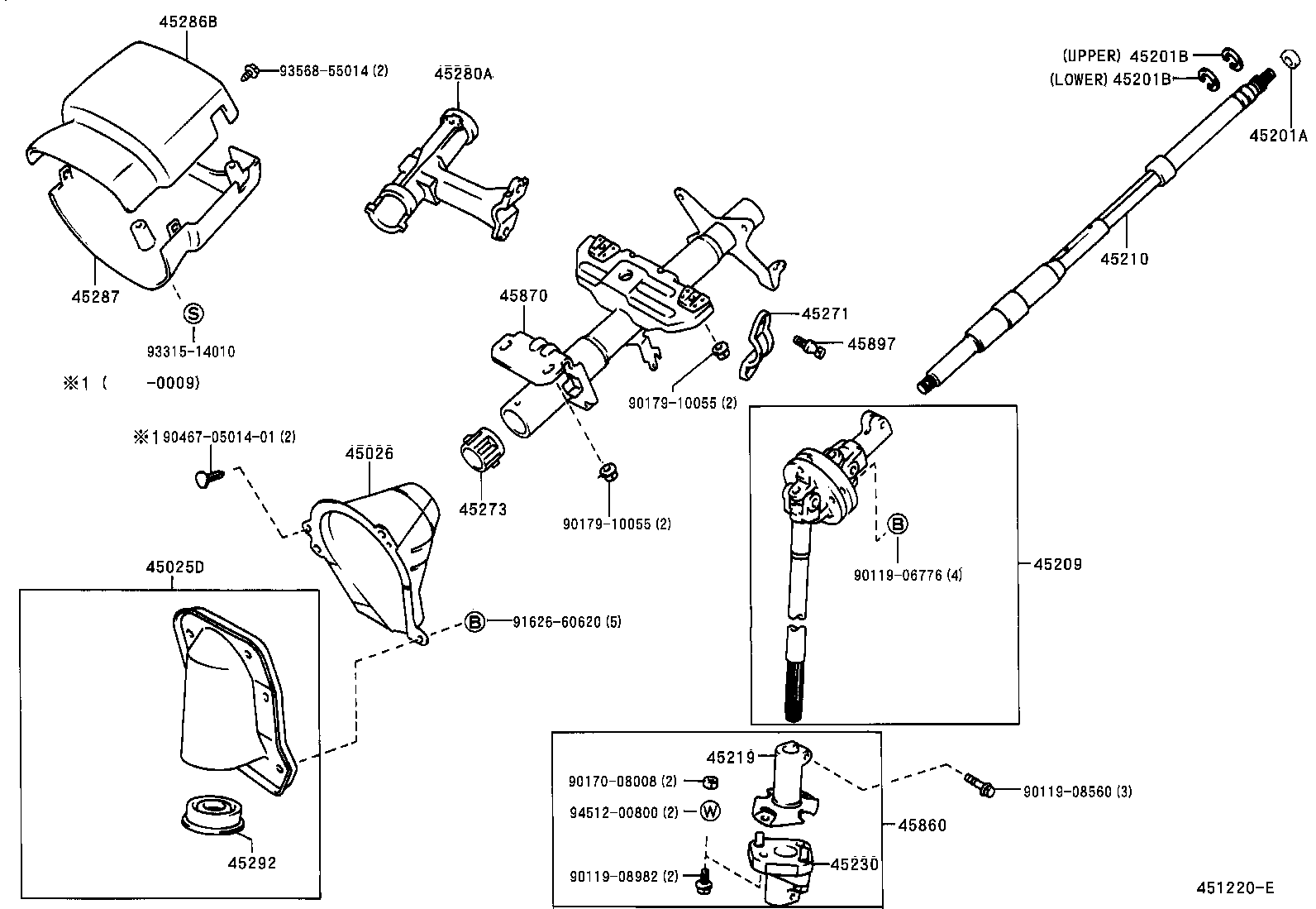 Steering Column & Shaft