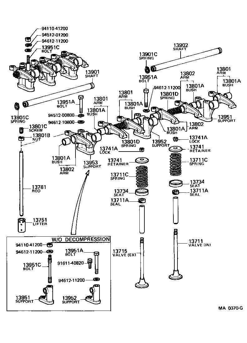 Camshaft & Valve