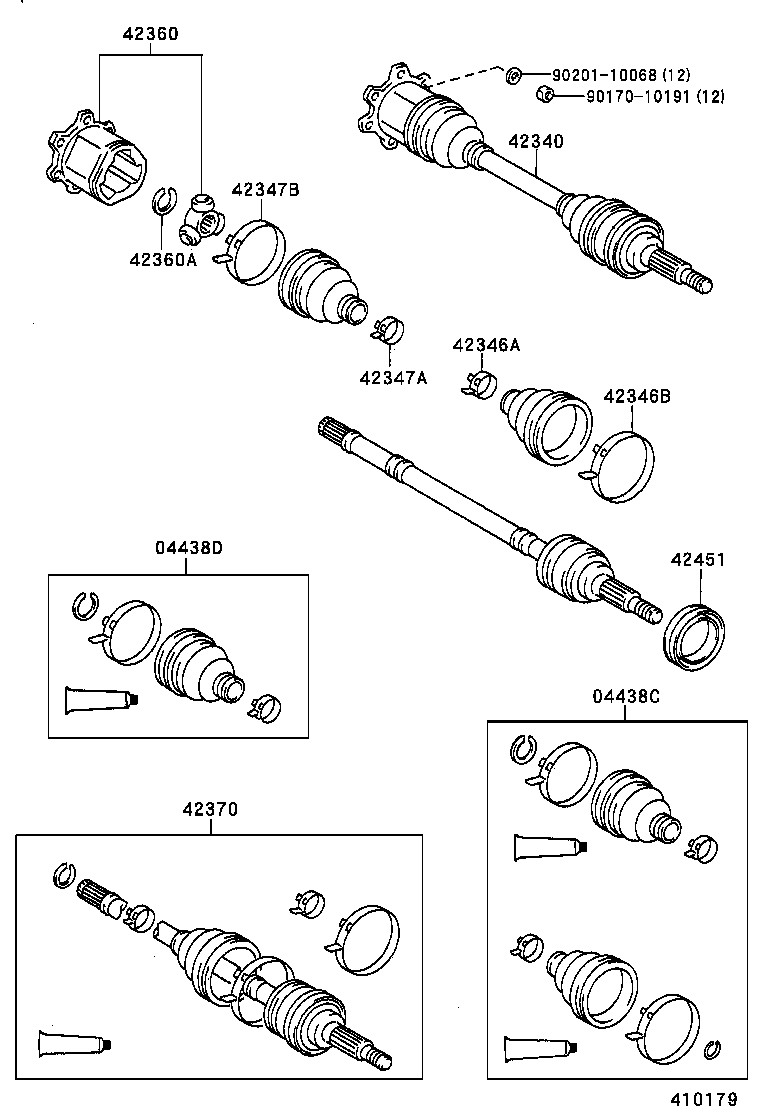 Rear Axle Shaft Hub