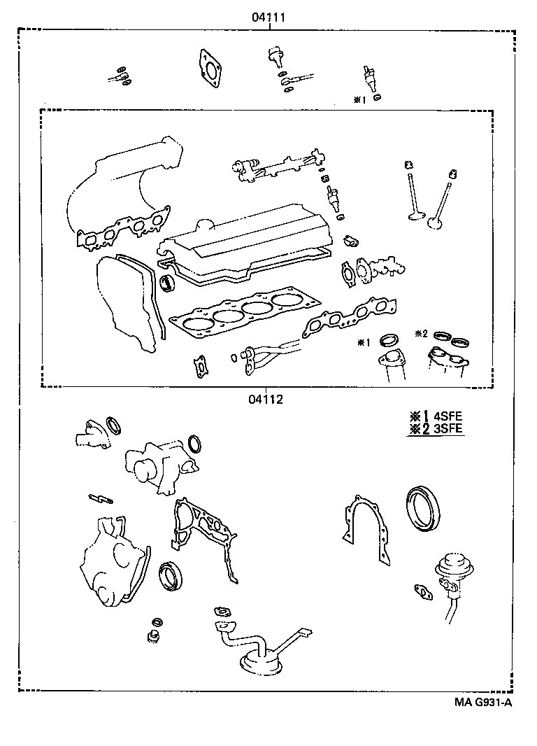 Engine Overhaul Gasket Kit
