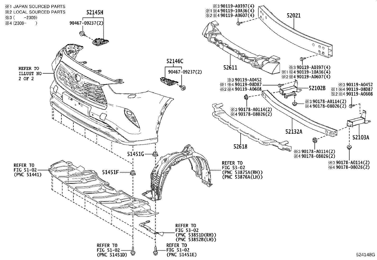 Front Bumper Bumper Stay