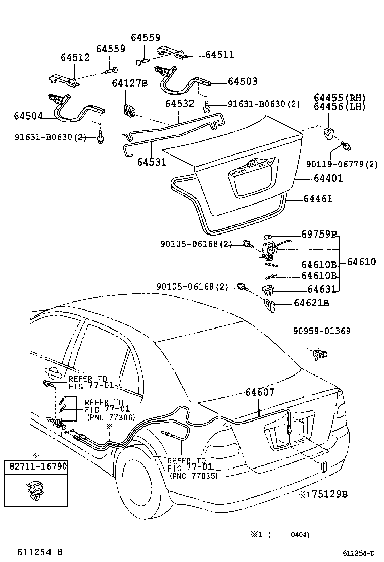 Luggage Compartment Door & Lock