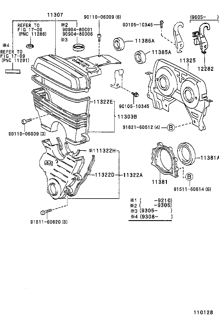 Timing Gear Cover & Rear End Plate