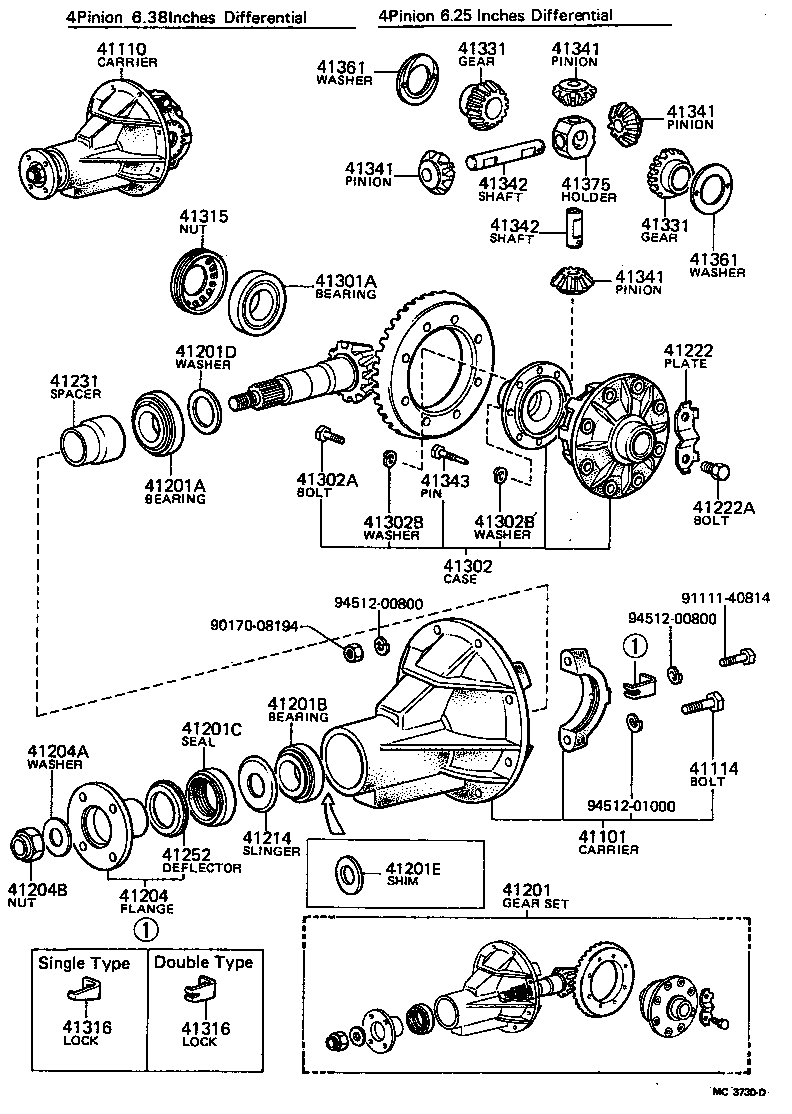 Rear Axle Housing Differential