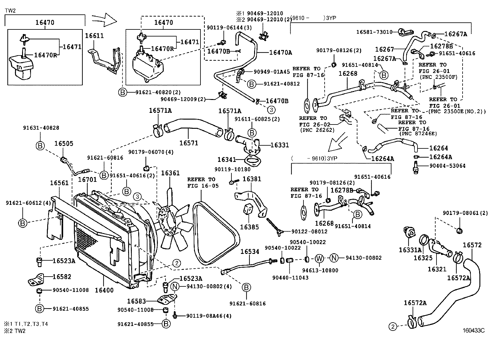 Radiator Water Outlet