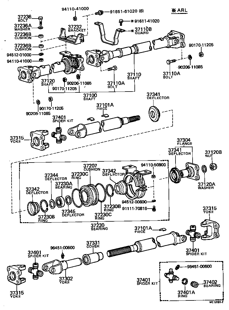 Propeller Shaft & Universal Joint