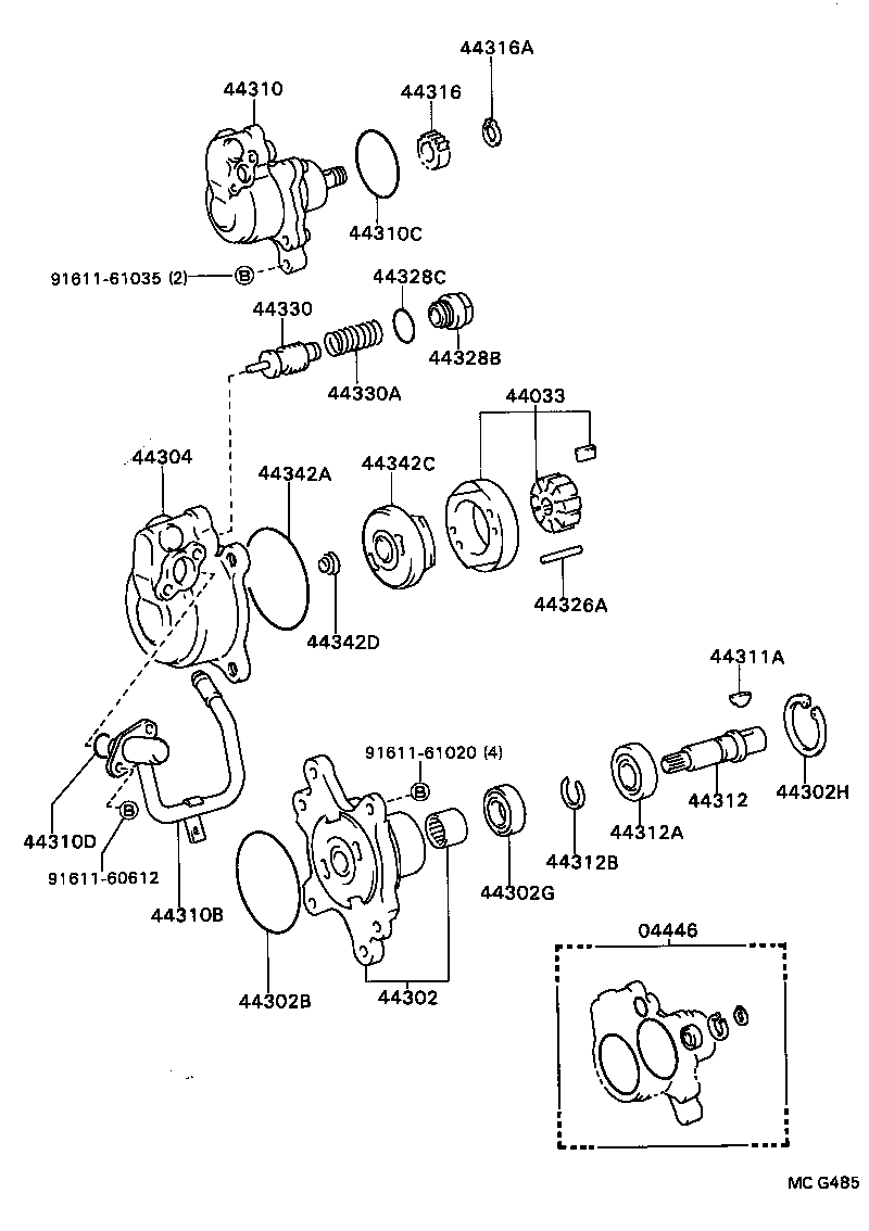 Vane Pump & Reservoir