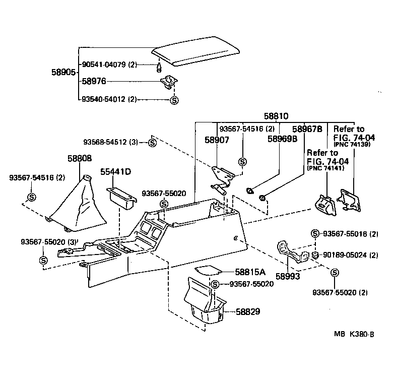 Console Box & Bracket