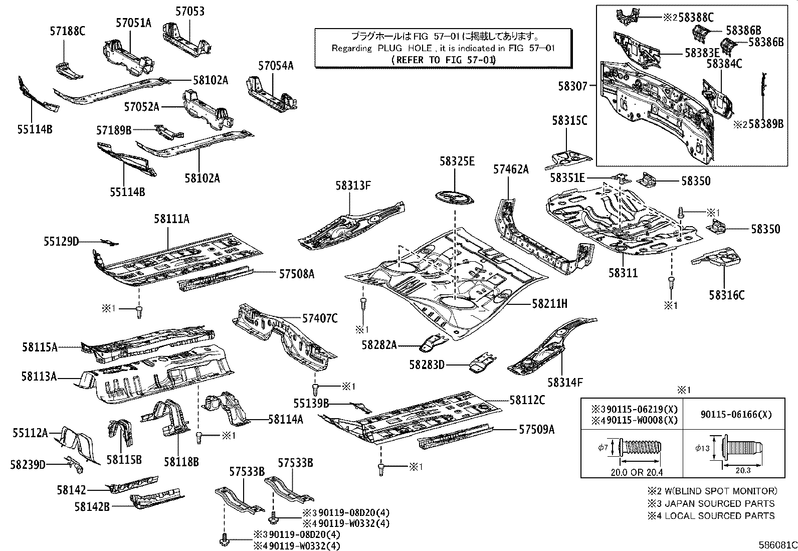 Floor Pan & Lower Back Panel