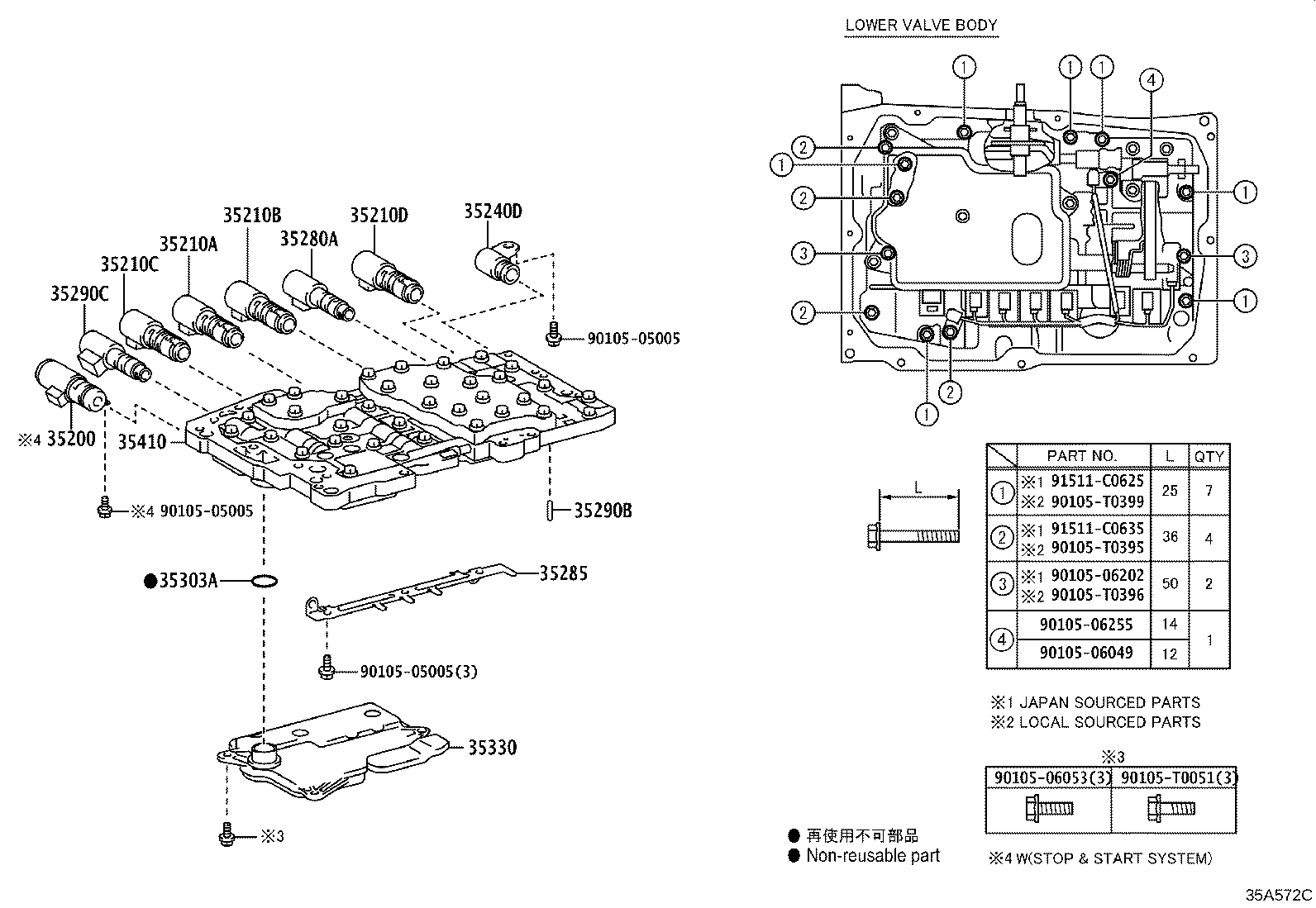 Valve Body Oil Strainer