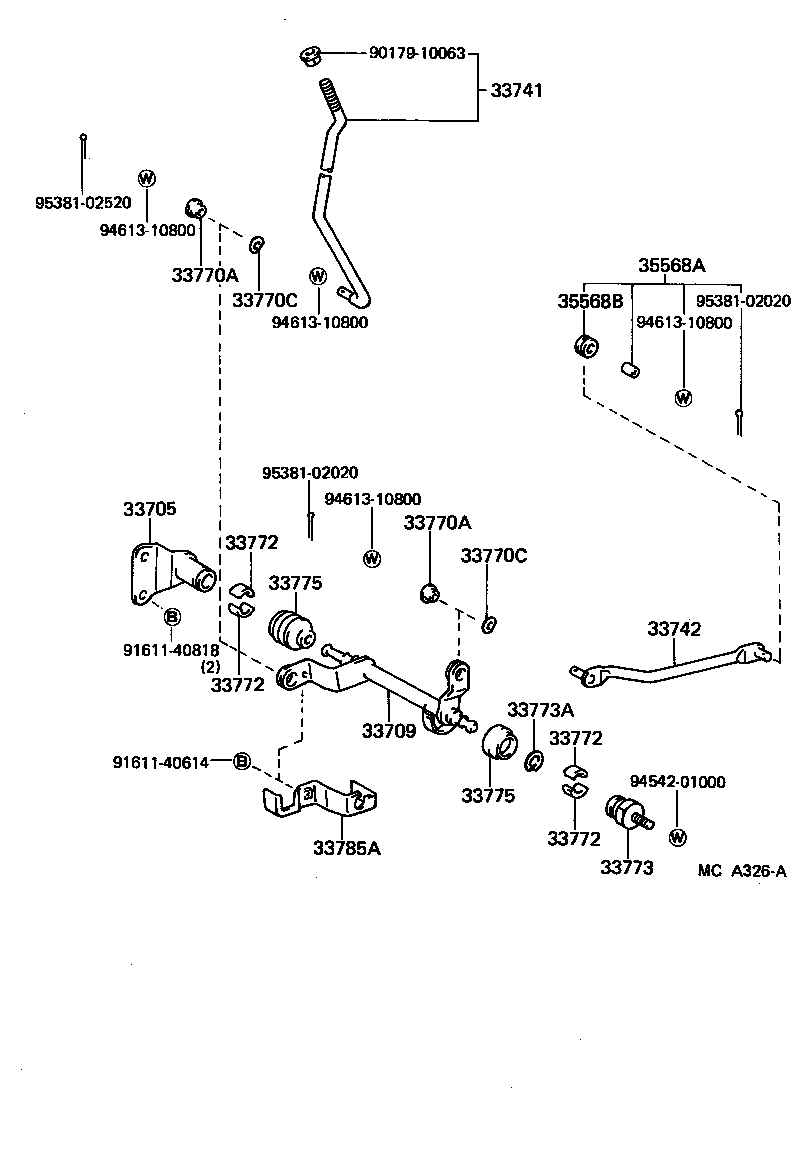 Control Shaft & Crossshaft